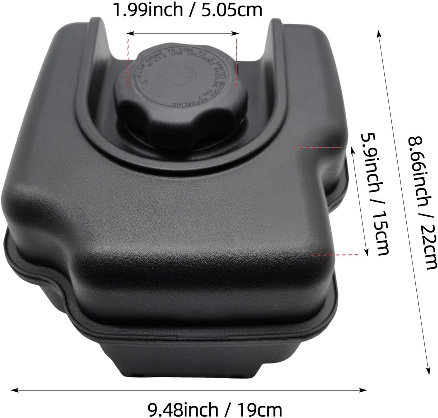 799863 Fuel Tank Replaces Compatible with Briggs Stratton 694260 698110 695736 697779 Engines For Most 121000 122000 lawn mower Snowblower Gas Tank