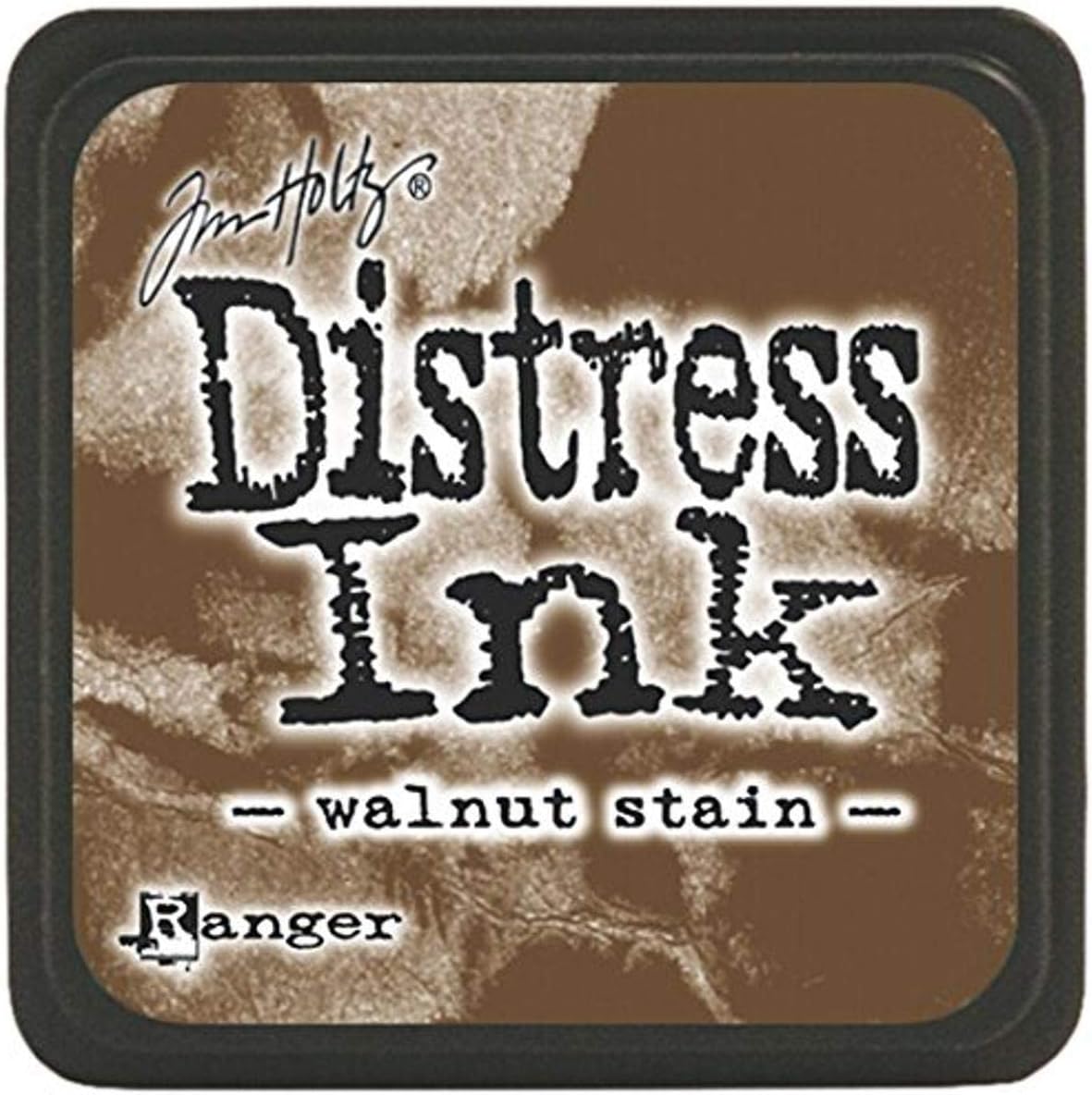 Ranger Distress Mini Ink Pad - Walnut Stain (Water Based, Modern, 1.5" x 0.75" x 1.5")