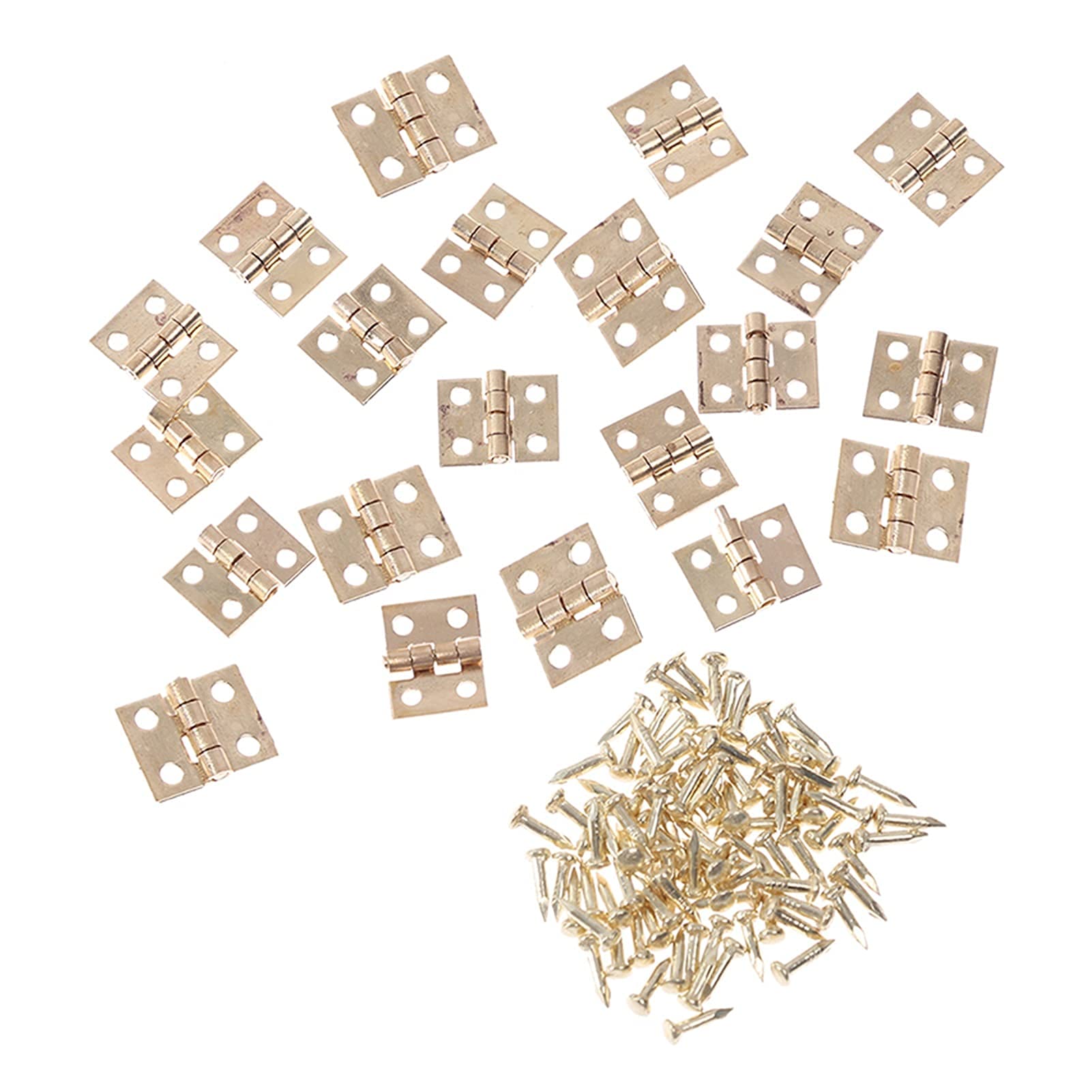 Nvsfzgiyg One Color Hinge, 20Pcs Cabinet Furniture Fittings Decorative Small Door For Hardware 8Mm10mm