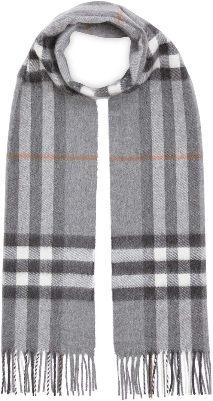 Luxury Fashion Burberry Womens 8016395 Grey Scarf Season Permanent