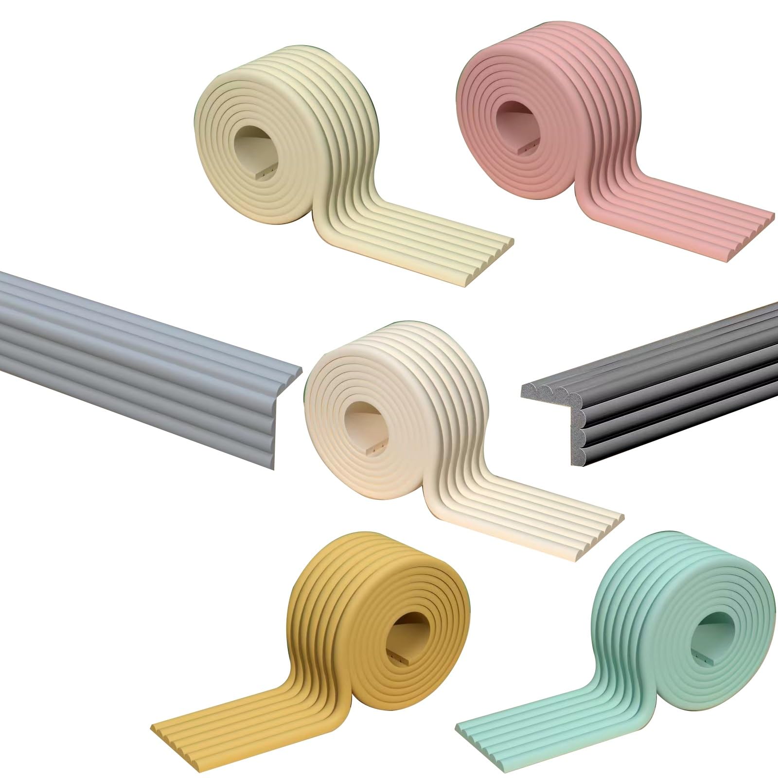 Protezioni for angoli e bordi di mobili, protezione in schiuma, protezioni for angoli di mobili in schiuma morbida ad alta resistenza, Roving Cove, alta densità, for angoli acuti di banconi di scrivan