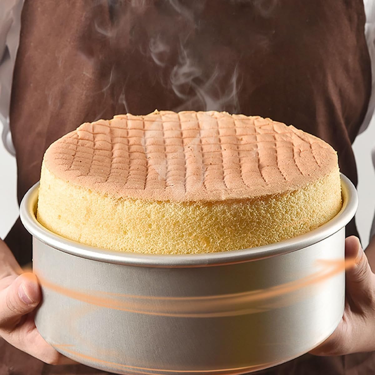 6pcs 4-inch round Cake Baking Molds Set, Aluminum Alloy Solid Bottom Cake Pans for Cheesecake Baking, Nonstick Bakeware for Home and Party Use