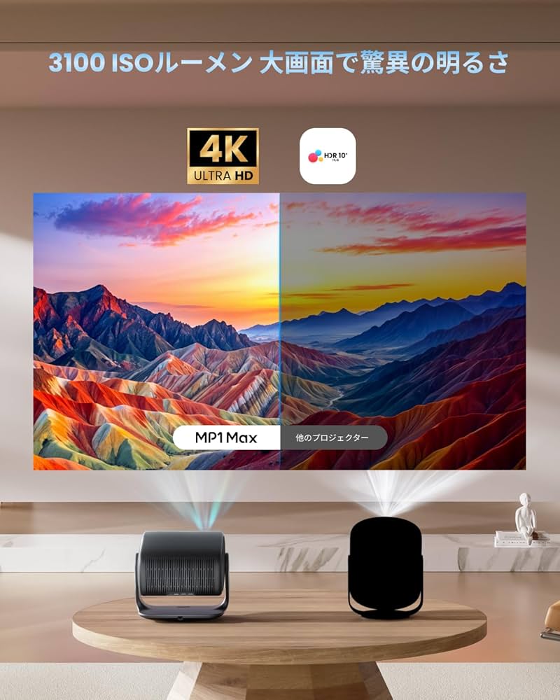 Amazon.co.jp: 【VGP2025 企画賞-映像音響部会】Dangbei MP1 Max 4K