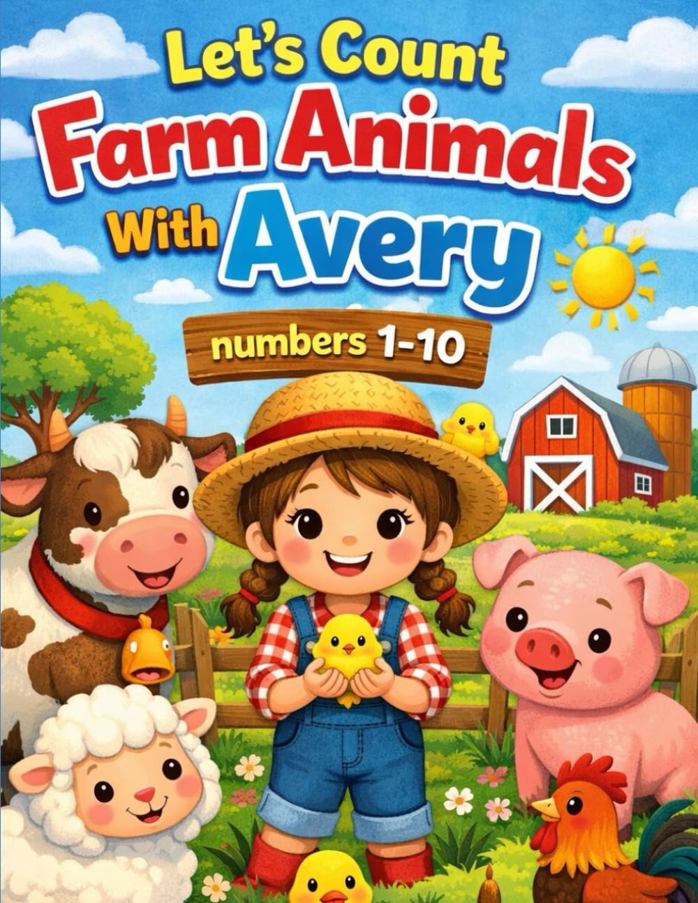 Let's Count Farm Animals with Avery: numbers 1-10