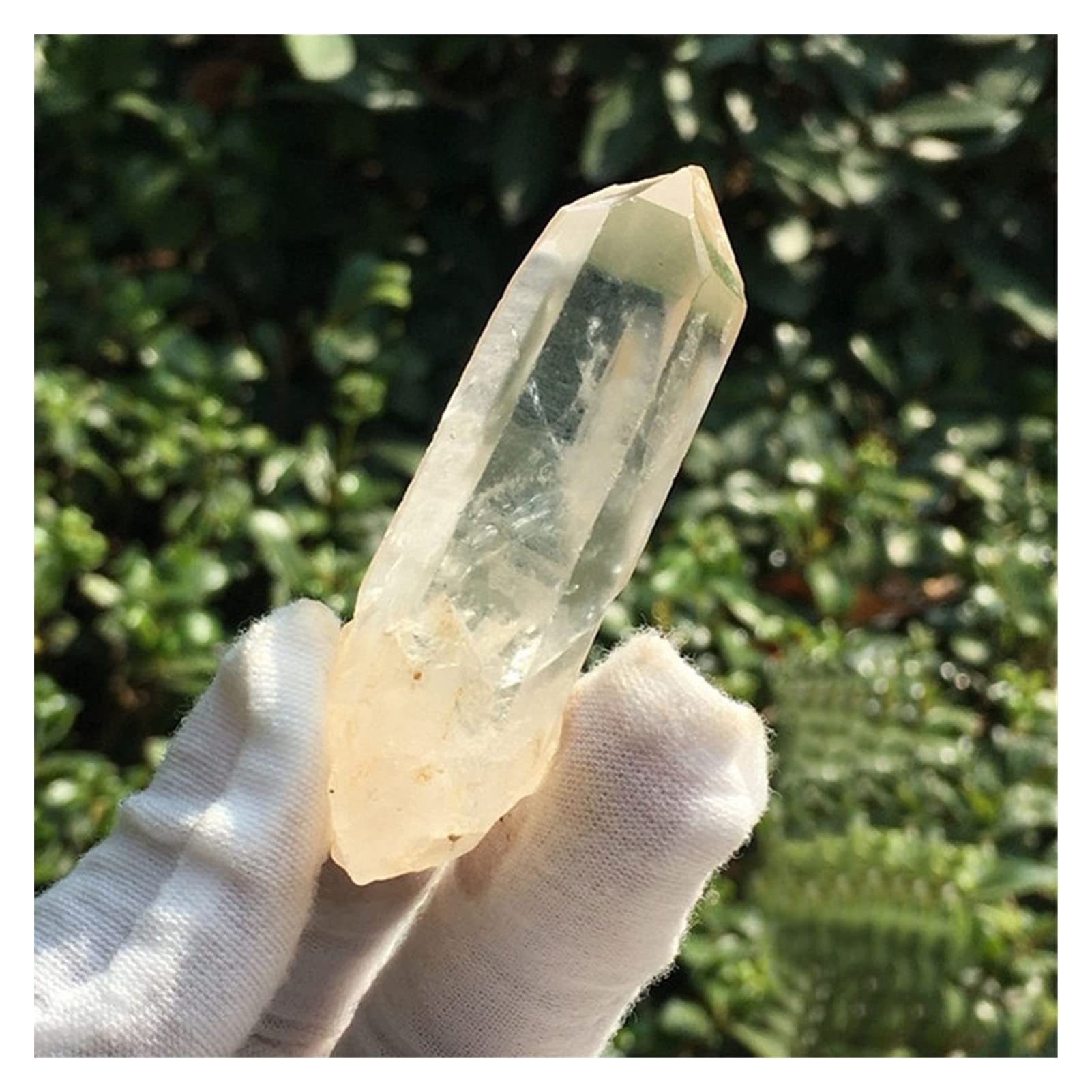 Amazon.co.jp: 天然水晶の原石 1 個クリアクォーツポイント原石標本