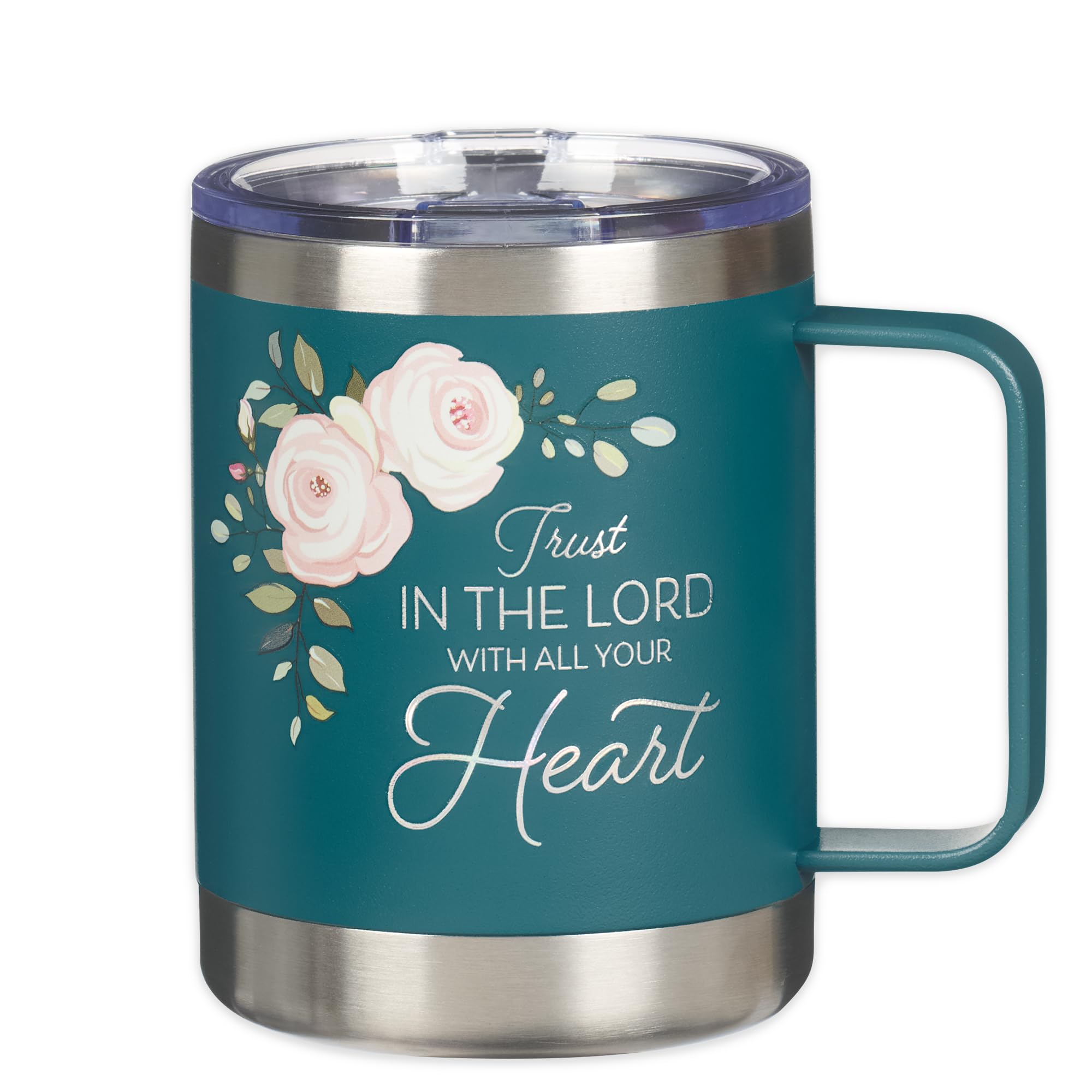 Christian Art Gifts Stainless Steel Vacuum Insulated Camp Style Travel Mug