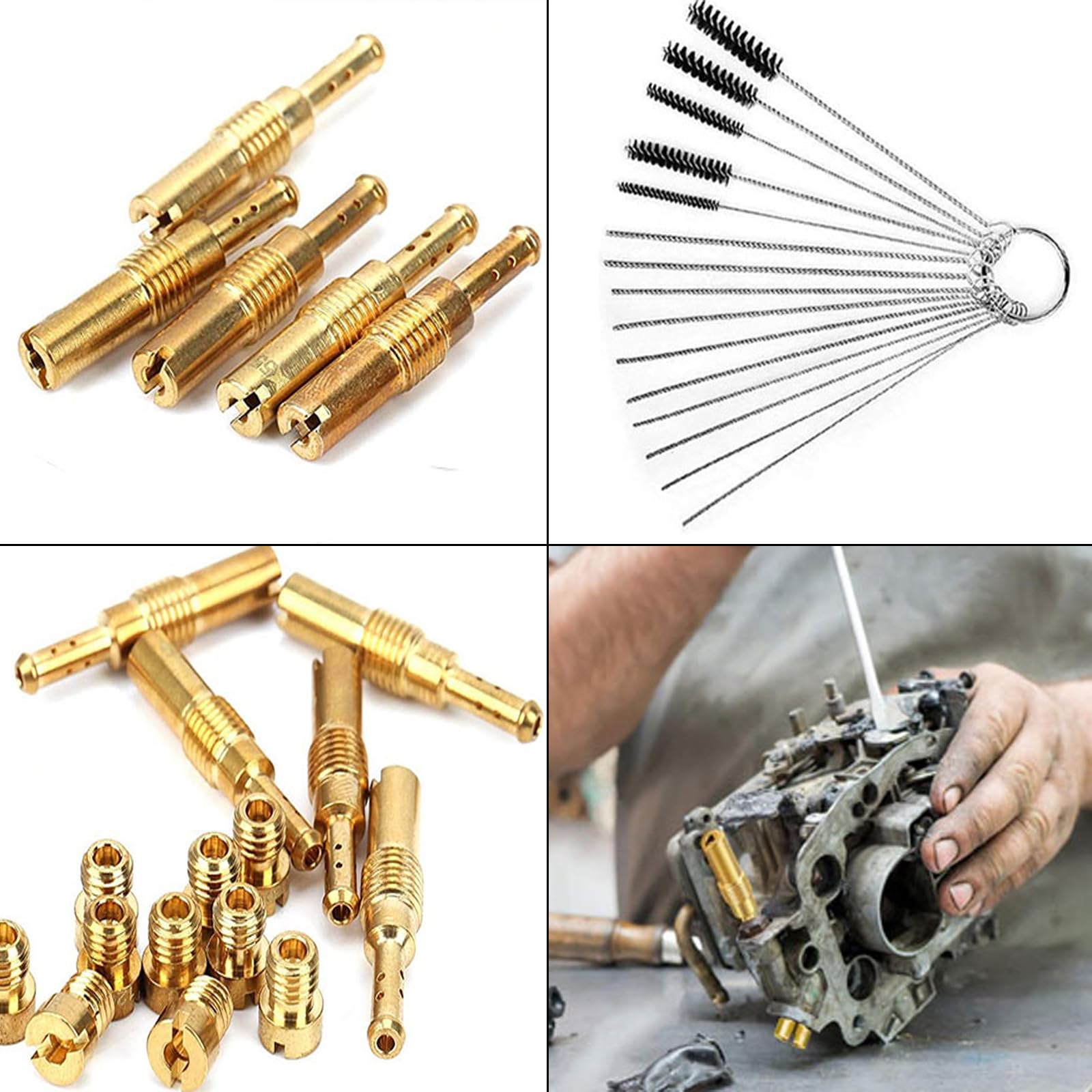 Kit 20 Ugelli Carburatore Keihin - Getto Principale E Lento Per Scooter GY6