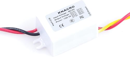 Miniatura 4 de DC 6V 9V 12V 6-22V Paso abajo a DC 3V3A 3V 3A 9W impermeable DC Buck Convertidor Regulador de voltaje 6-22V a 3V 3A Fuente de alimentación de salida