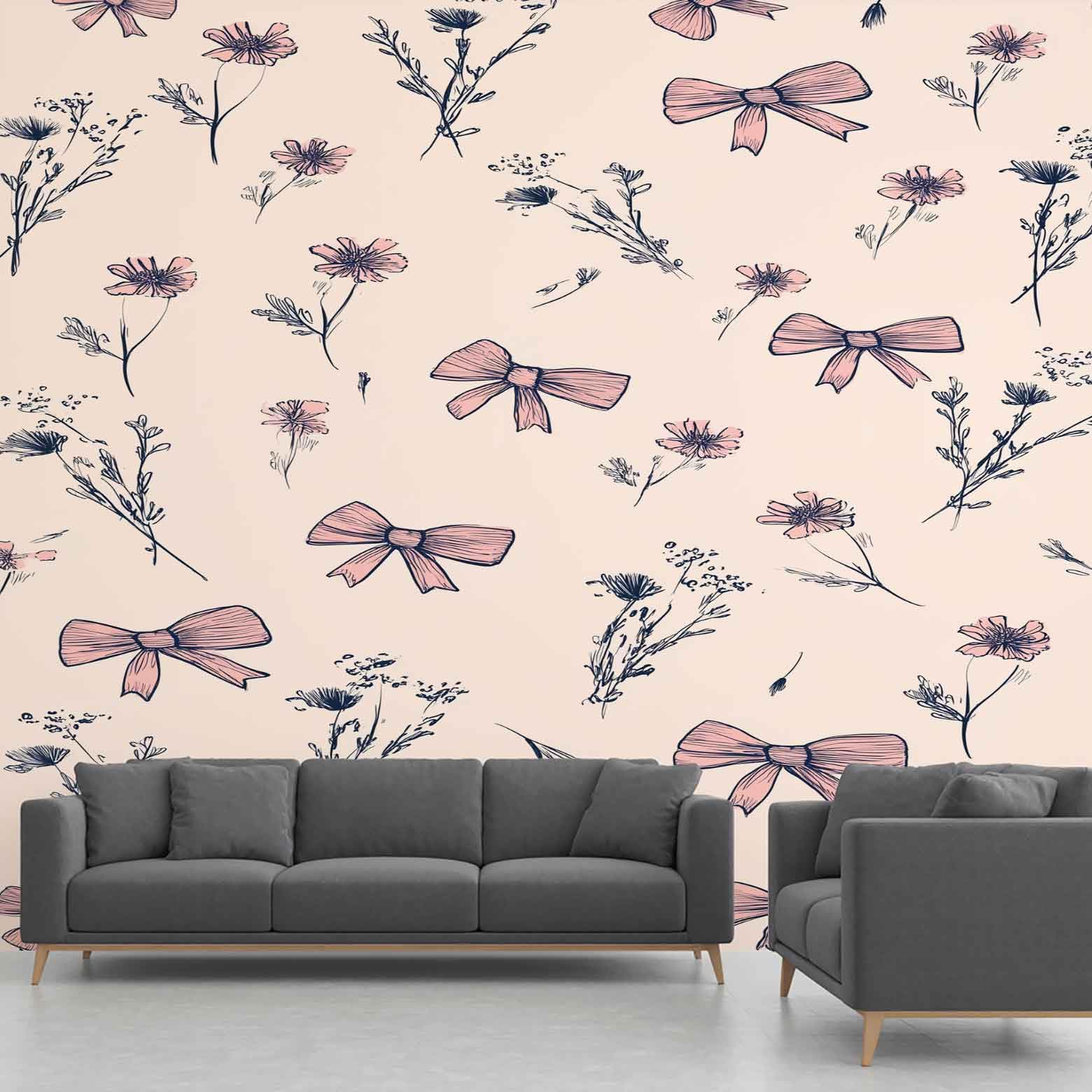 Papier peint floral botanique créez une ambiance boudoir dans votre chambre