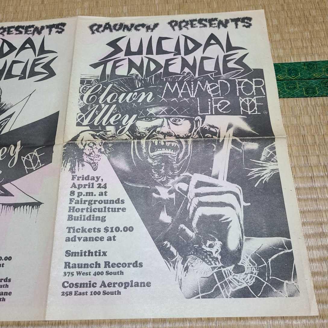 Amazon.co.jp: 80s Suicidal Tendencies 両面ポスター フライヤー 
