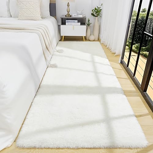 Vista 34 de BENRON Alfombras suaves para dormitorio, 2 x 6, lavables para pasillo, entrada, cocina, dormitorio, alfombra mullida para decoración de habitación
