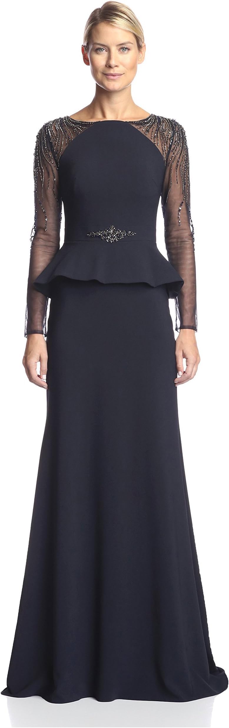 Terani Couture Women's Crepe Gown