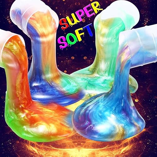 Miniatura 4 de Paquete de 32 limos de barril, recuerdo de fiesta de slime de galaxia para niños, kit de slime súper suave y elástico para niños, San Valentín,