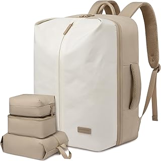 Travel Backpack for Women, Extra Large Carry On Bags for Airplanes, Waterproof Personal Item Travel Bag Flight Approved, Weekender Backpacks for Daily Work, 4pcs