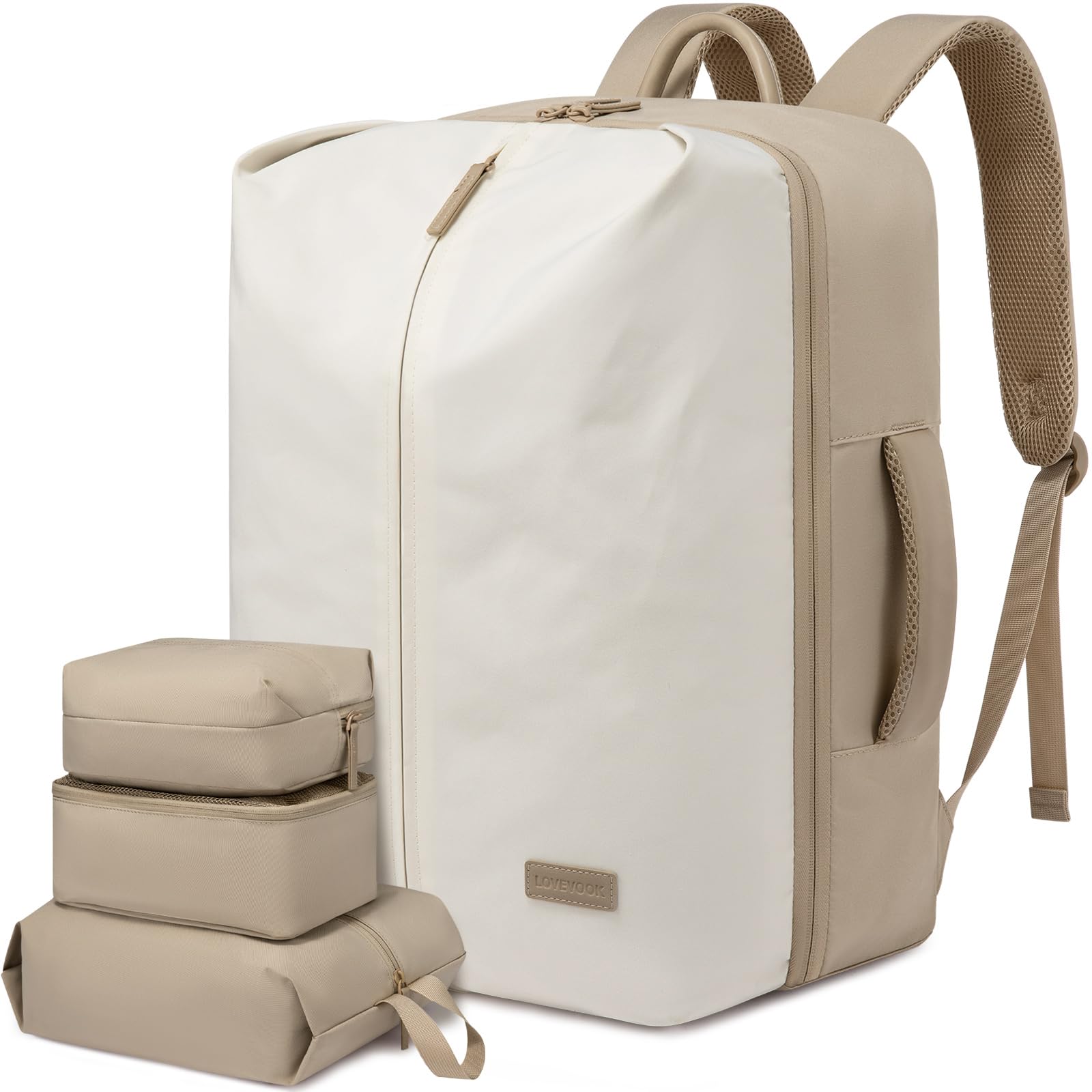LOVEVOOK Travel Backpack for Women, Extra Large Carry On Bags for Airplanes, Waterproof Personal Item Travel Bag Flight Approved, Weekender Backpacks