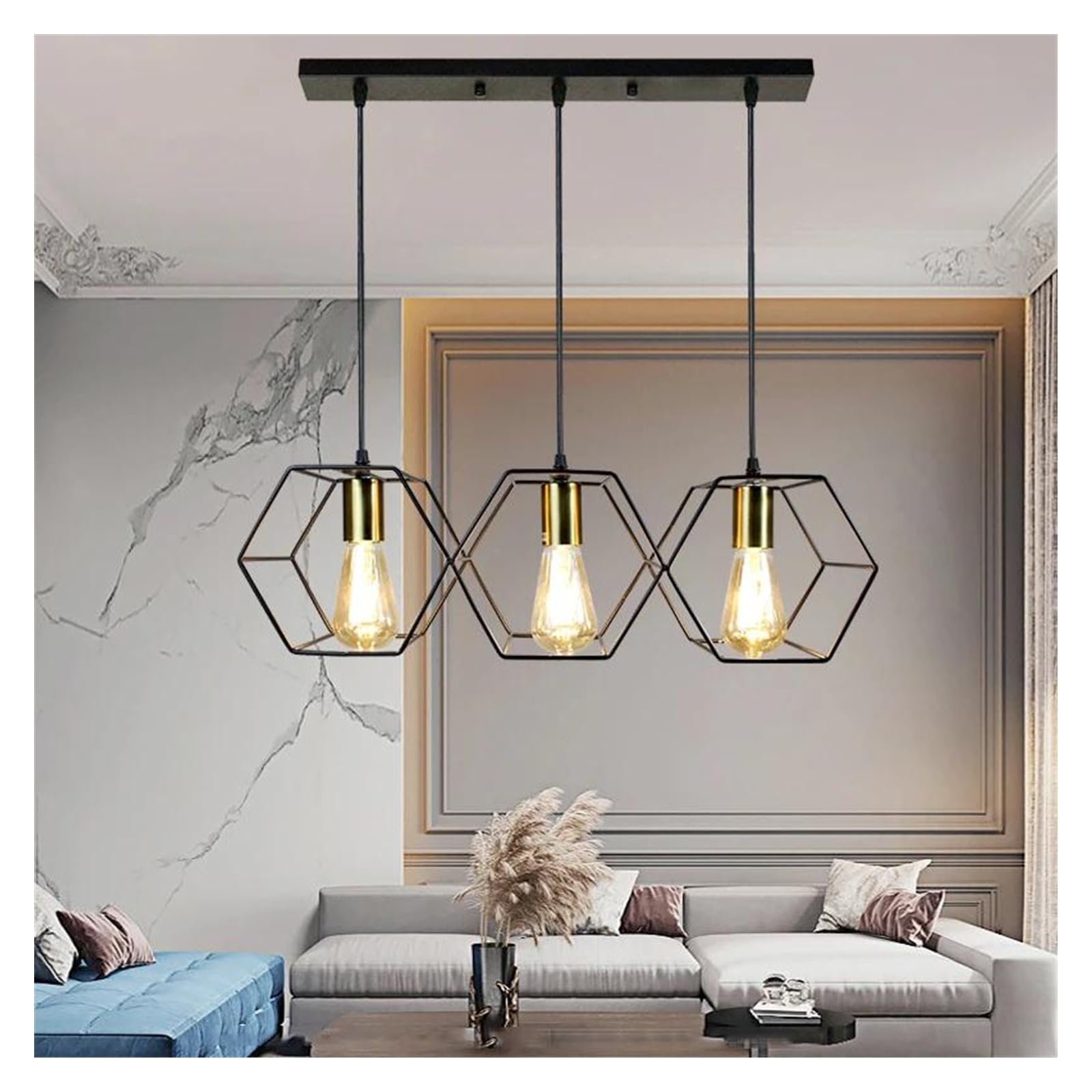 Lustre LED moderne pour harmoniser l'éclairage de votre table à manger sombre - 8