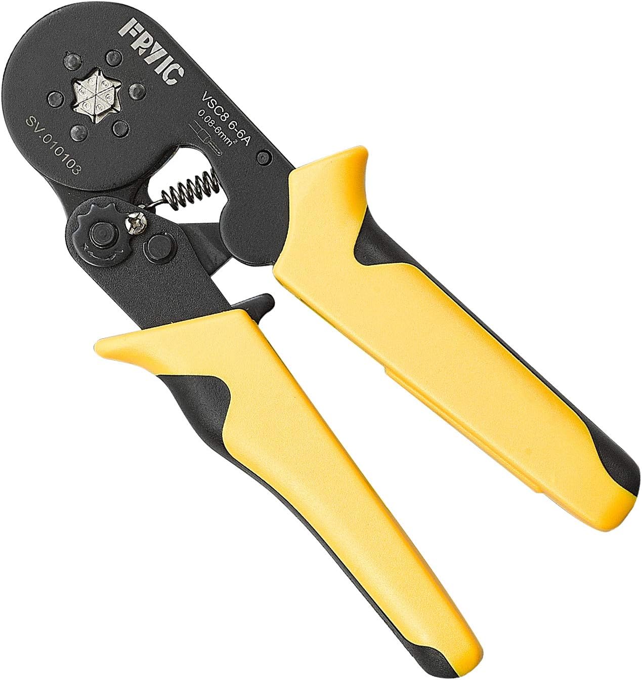 Hexagonal Self-Adjusting Crimper Plier VSC8 6-6A Used for AWG 28-10 End-Sleeves Ferrule Crimping Tool