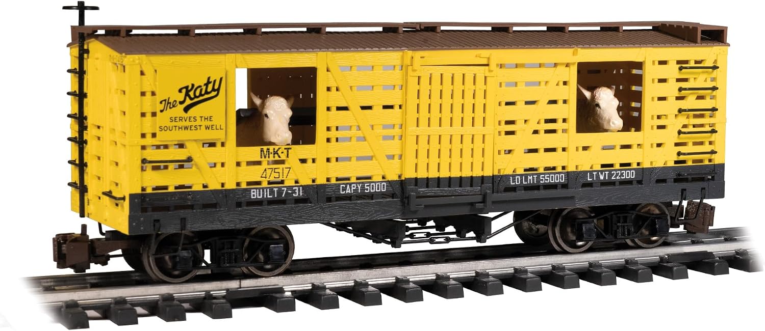 Bachmann Trains - Animated Stock CAR D&RGW™ w/Cows - Large G Scale