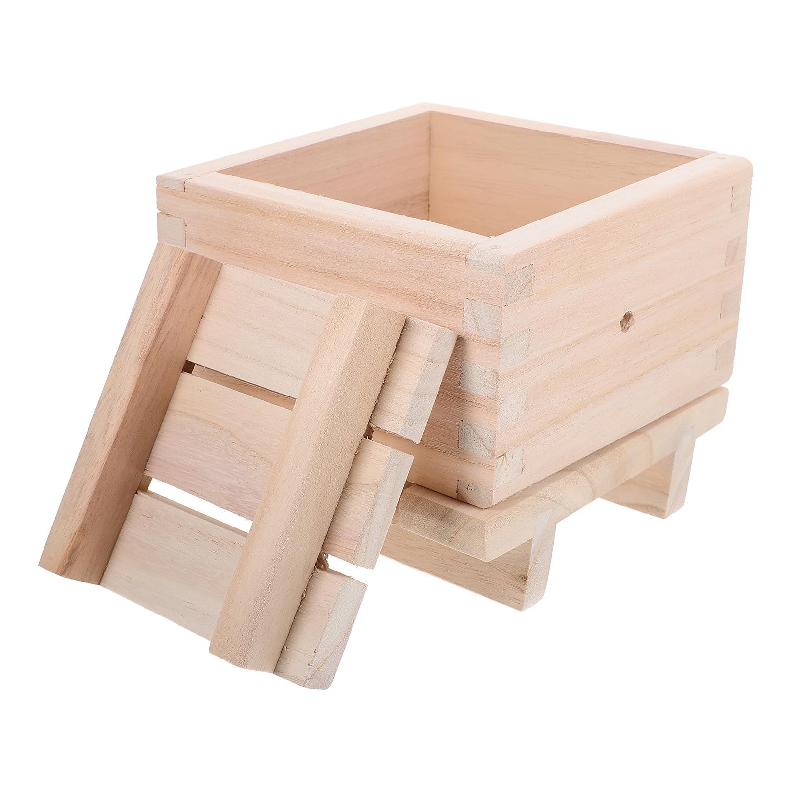 Moule à tofu en bois beige de capacité 2-3 catties pour fabrication maison authentique