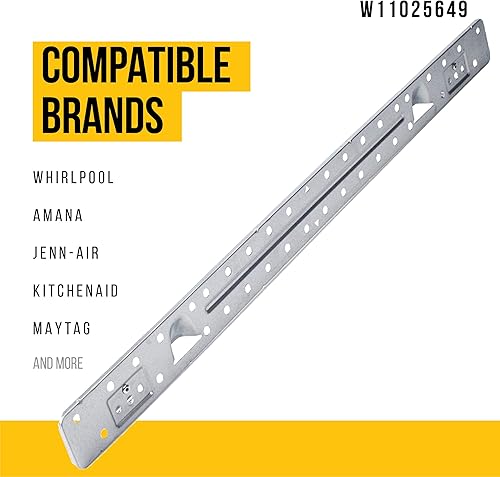 Miniatura 2 de PartsBroz Placa de montaje W11025649 compatible con horno microondas Whirlool Maytag KitchenAid Amana – Sustituye a AP6245752 PS12074431 4545957