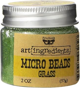 Prima Marketing 962623 Finnabair Art Ingredients Micro Beads, 2 oz, Grass