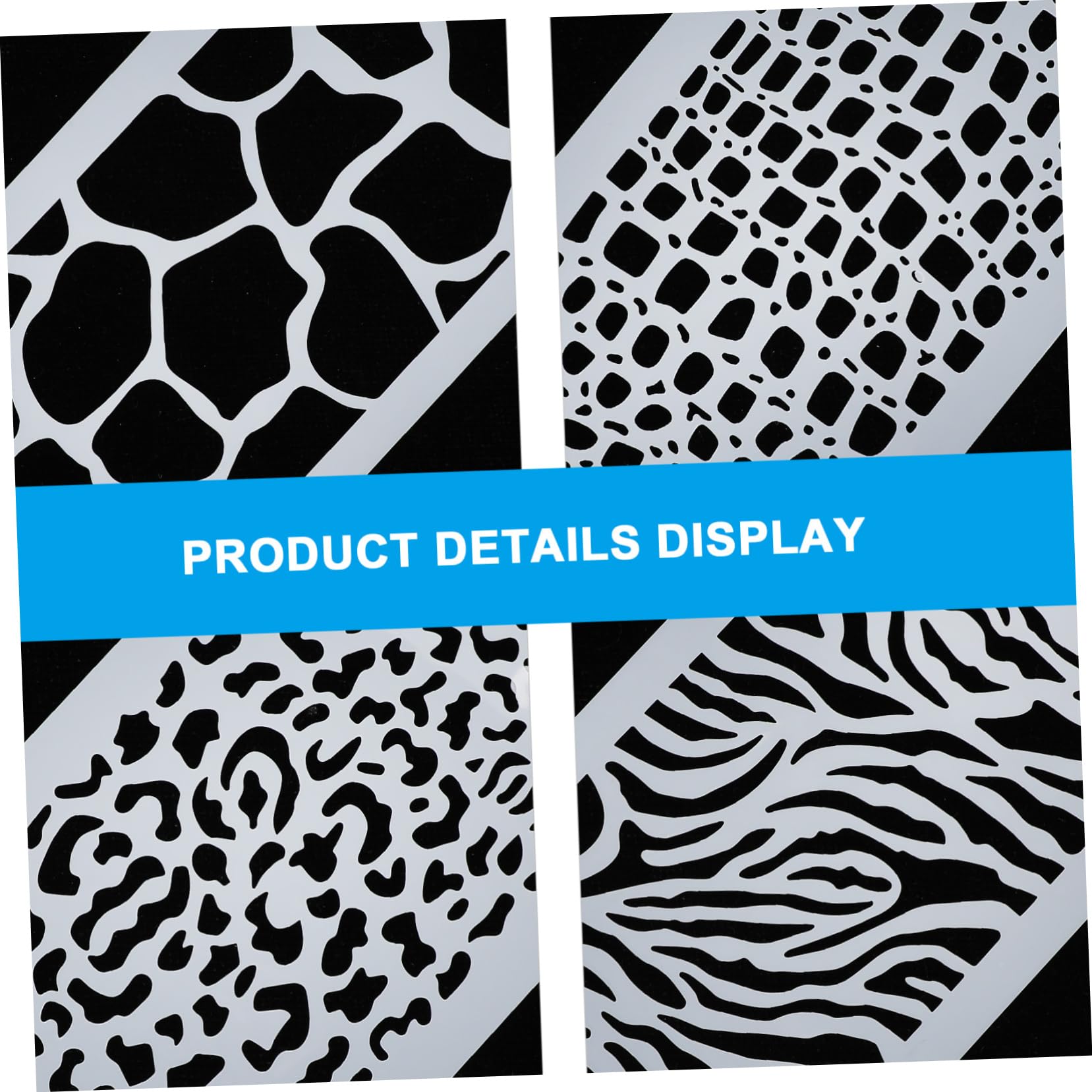 Uonlytech DIY Cake Stencils Animal Templates Leopard Print Stencils for Scrapbooking Tools