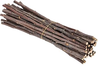 PATIKIL 36 Pcs 30cm Wood Log Sticks, Natural Wood Craft Sticks, Dried Wood Sticks Wooden Branches for DIY Crafts Accessory Decor Photo Props, Brown