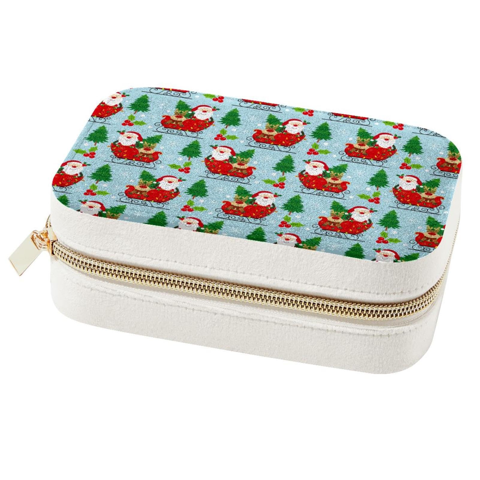 Boîte à bijoux portable Père Noël pour ne plus perdre vos petits bijoux