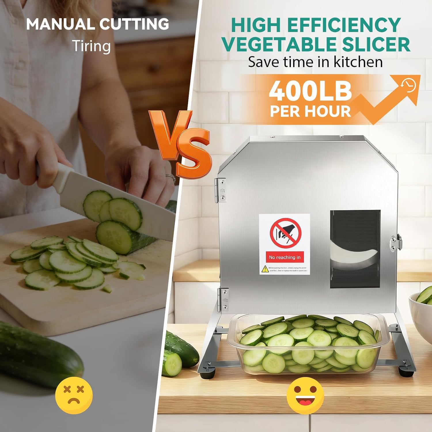 Affettatrice Professionale per Verdure da 200 W 220 V, Affettatrice Elettrica per Frutta e Verdura, Robot da Cucina con Nastro Trasportatore, Spessore Regolabile da 1,5 a 35 mm, 180 kg/h