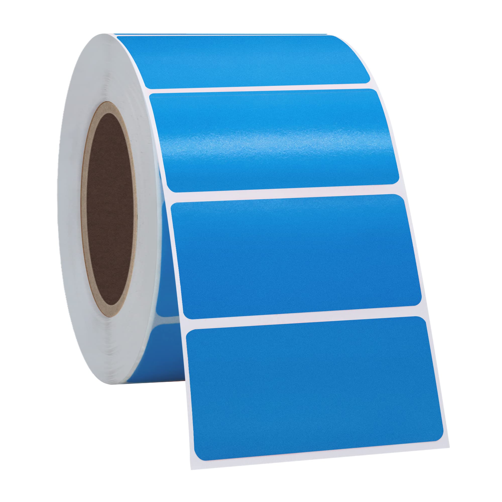 Hycodest 2"x1" Direct Thermal Labels Self-Adhesive Address Shipping Thermal Stickers, Blue Square Label for Thermal Label Printer,1000 Labels