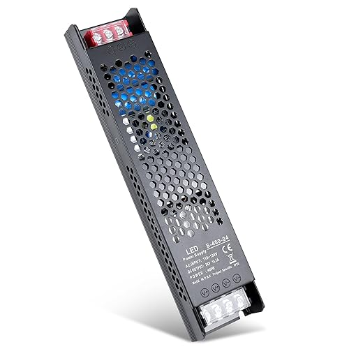 Miniatura 8 de Fuente de alimentación de 24 V, adaptador de fuente de alimentación de conmutación regulada universal de 8.5 A 200 W, transformador de CA de 110-250