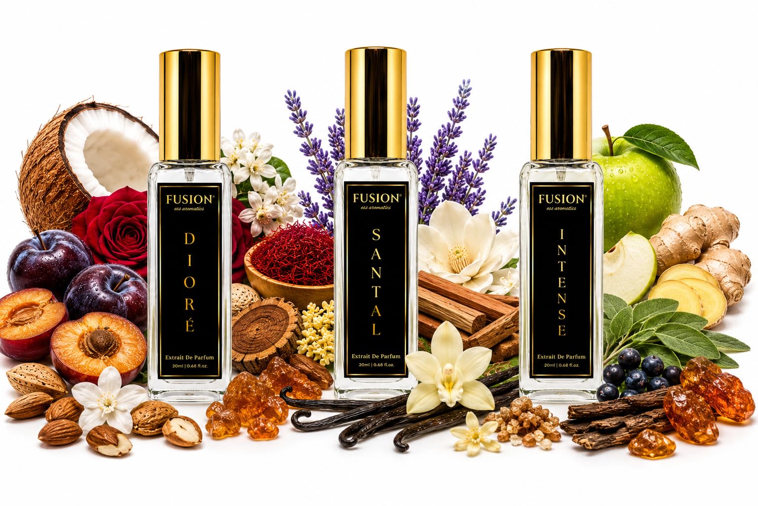 ESSENSORIE Signature Trio セット Buy Fusion Essence Signature Trio Perfume Set for Men & Women | 3