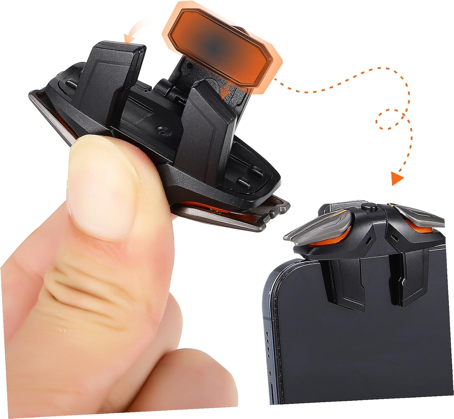 SHOWERORO Mobile Game Controller Triggers with Cable for Phone High Sensitivity Gaming Accessories for FPS