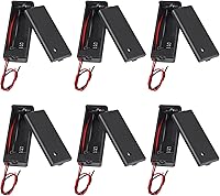 Vista 7 de 4 piezas 2 AA soporte de batería, USB hembra zócalo 2 AA caja de batería titular con cubierta e interruptor de encendido/apagado