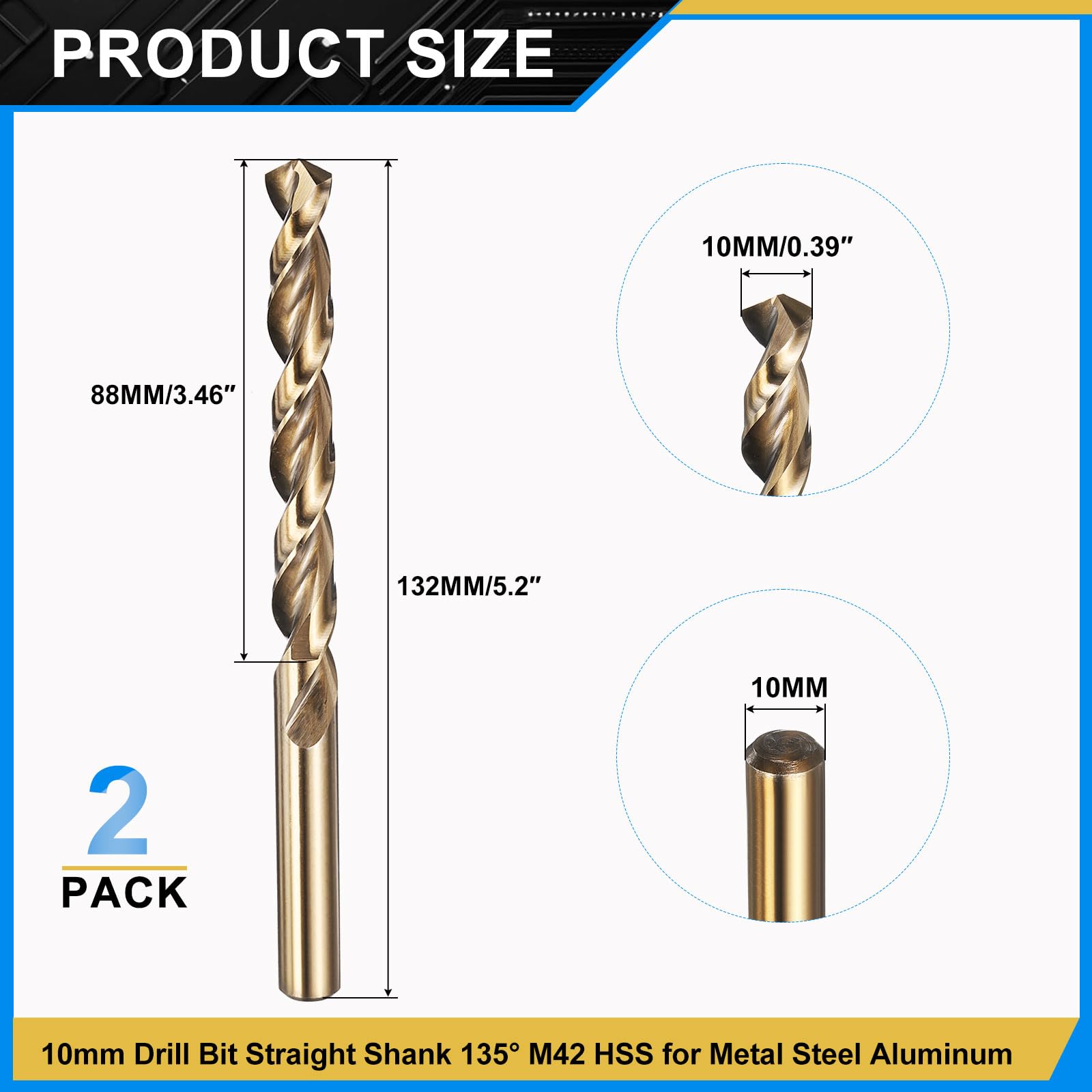 PATIKIL 10mm Drill Bit - Image 2