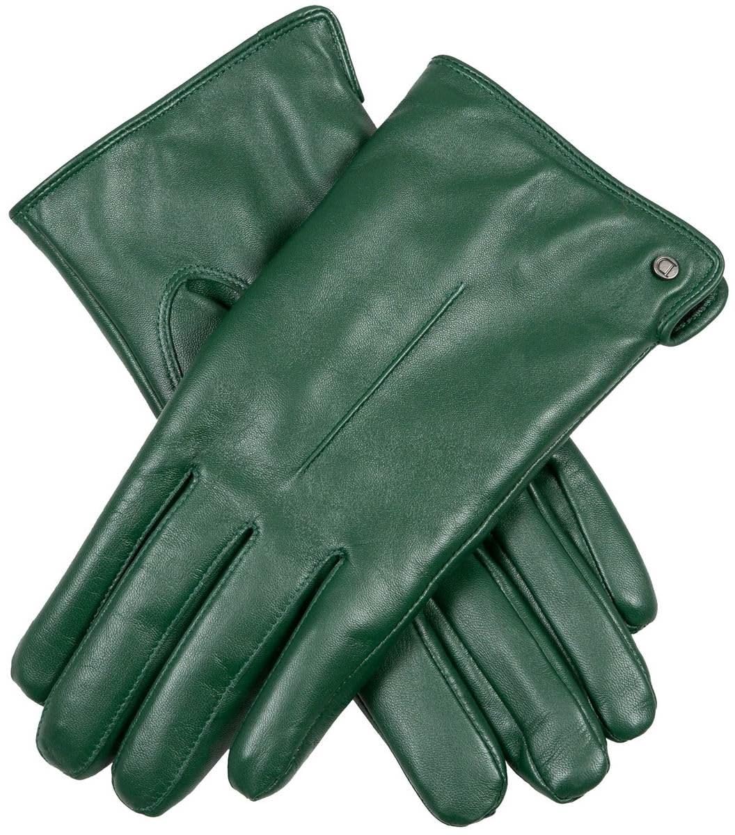 Dents Uk Women's Forest ’S Touchscreen Single-Point Faux Fur-Lined Leather Gloves - / L