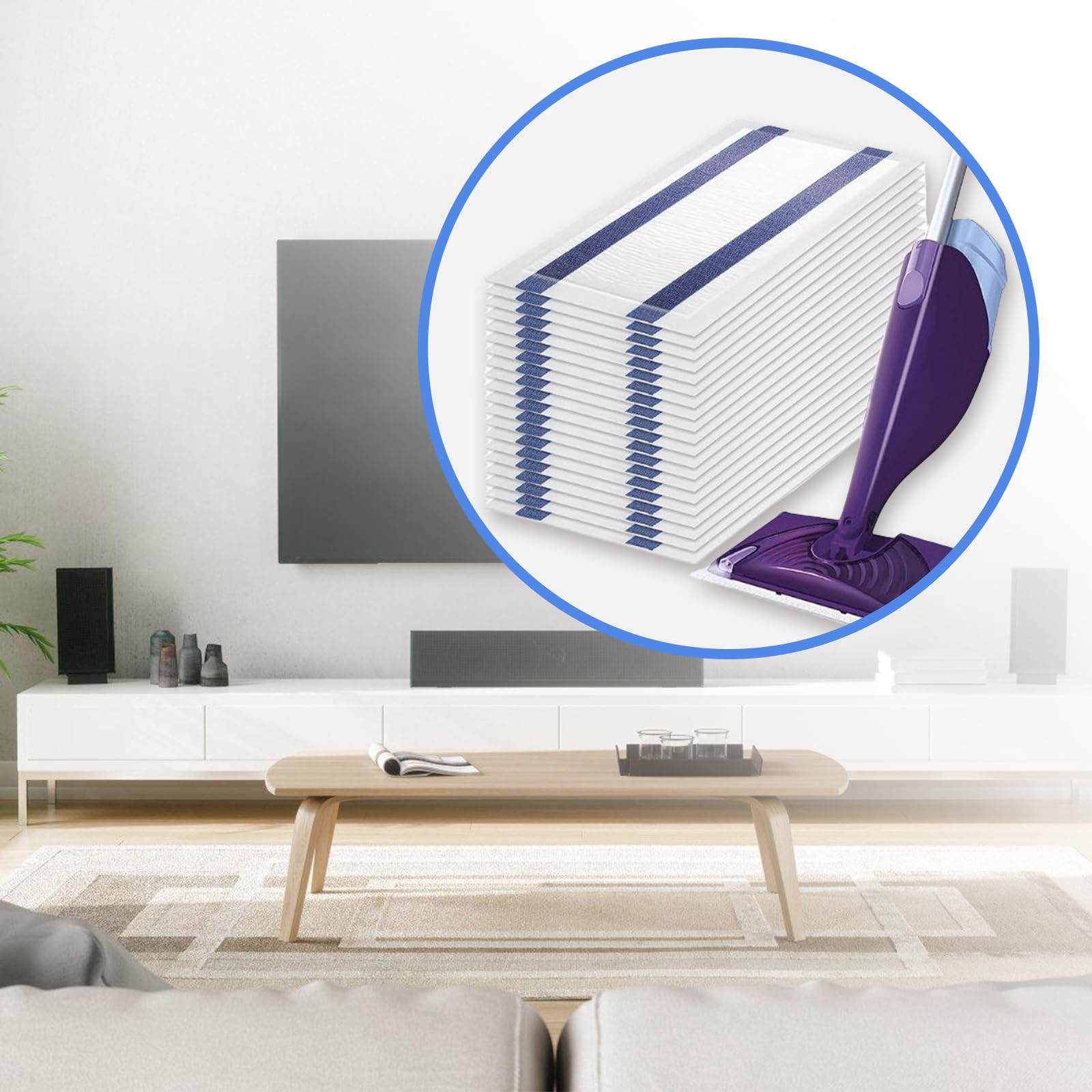 Singolo Usato Filati di Cotone Mop Pad 50 Parti Per Vari Assorbimento Acqua E Rimuovere Lo Sporco Efficace Salviette Curve