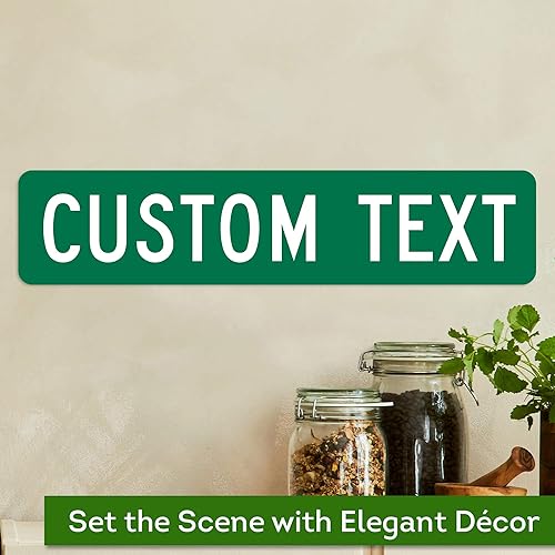 Miniatura 4 de My Sign Center - Letrero de calle personalizado, señal de dirección, 8 colores, opción reflectante, opciones de montaje, 4 x 18 pulgadas, grueso