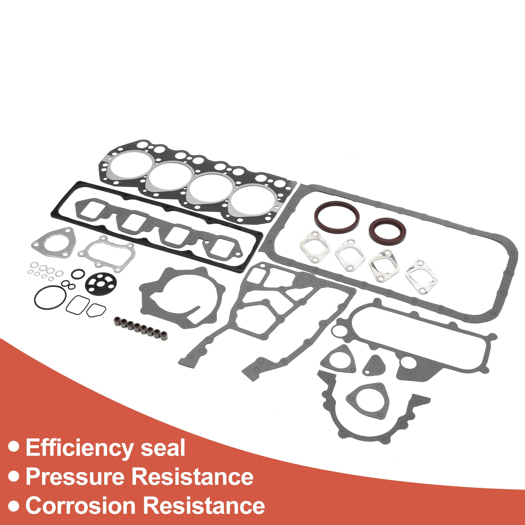 A ABSOPRO 1 Juego De Juntas De Culata Del Motor Para Nissan Qd32(D22) | OE:10101P2700, Material: Metal Y Goma, Función: Resistencia A Altas Temperaturas, Rendimiento Estable, Instalación Fácil