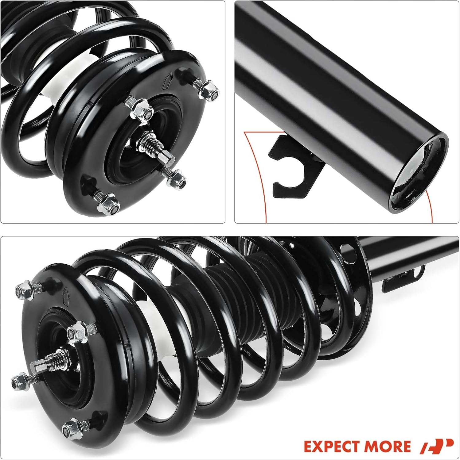 A-Premium Front Struts Compatible with Ford Taurus [3.5L AWD] 2008-2009 - 2x Replacement Suspension Complete Strut Assembly Shock with Coil Spring