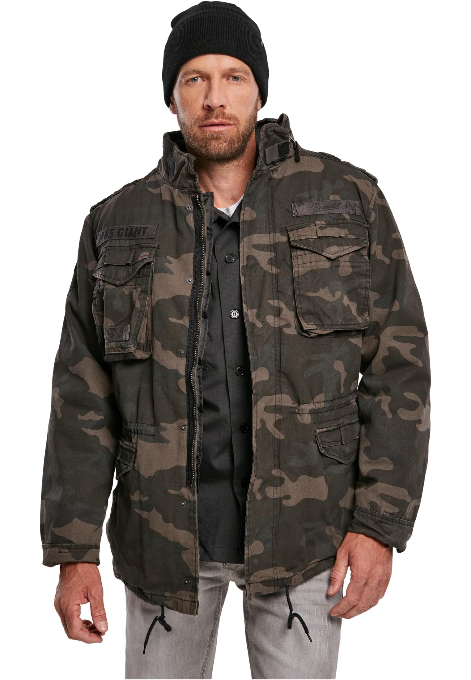 Brandit M65 Giant Jacket, Farbe: darkcamo, Größe: XL
