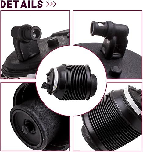 Miniatura 5 de Bolsa de suspensión neumática trasera compatible con Toyota Landcruiser Prado trasera izquierda + derecha compatible con LEXUS 48080-35011