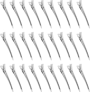 مشابك شعر للتصفيف، مشابك معدنية للتجعيد والتقسيم، مناسبة لتثبيت بكرات الشعر وتصفيفه، مقاس 8.9 سم، مكونة من 36 قطعة