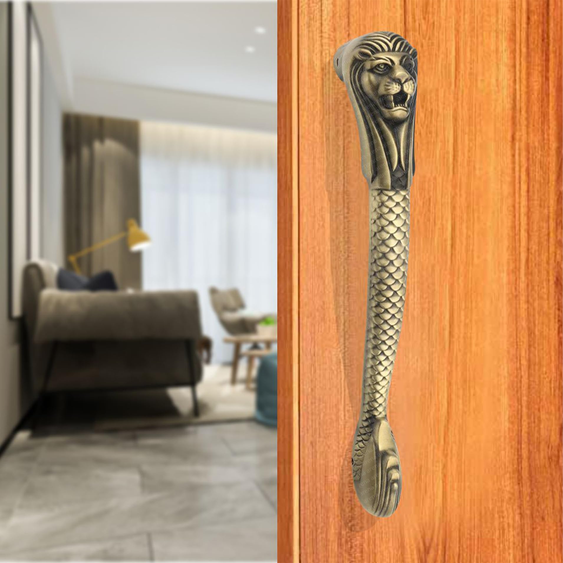 See full amazon price history chart for Arena Door Handle for Main Door, 8 Inch Brass Antique Lion Shaped Main Door Handle with Push-Pull Design, Brass Door Handles for All Types of Doors (Pack of 1) - Pull Handle Arena Door Handle for Main Door, 8 Inch Brass Antique Lion Shaped Main Door Handle with Push-Pull Design, Brass Door Handles for All Types of Doors (Pack of 1) - Pull Handle (B0CQM95X8L) Amazon Price History, Amazon Price Tracker