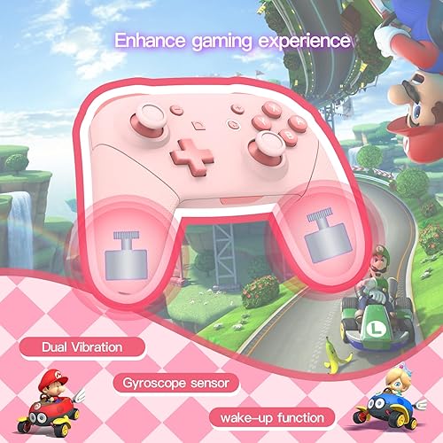 Miniatura 3 de JOYTORN Mini Switch Wireless Controller for Nintendo SwitchSwitch OLEDLite,Switch Pro Controller with Wake-upNFCMotin ControlDual Vibration,Switch