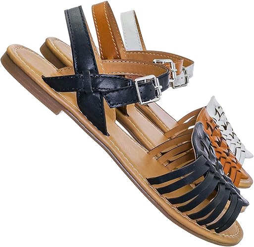 huarache sandals with ankle strap