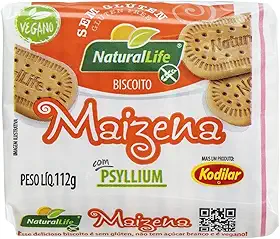 Biscoito de Maizena Natural Life - Vegano - Sem Glúten - 112g
