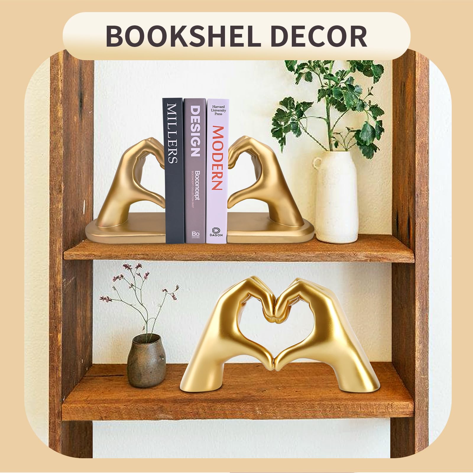 Statua delle Dita dell'Amore - Scultura di Coppia in Resina per Arredamento Casa, Decorazione Romantica, Regalo di Matrimonio