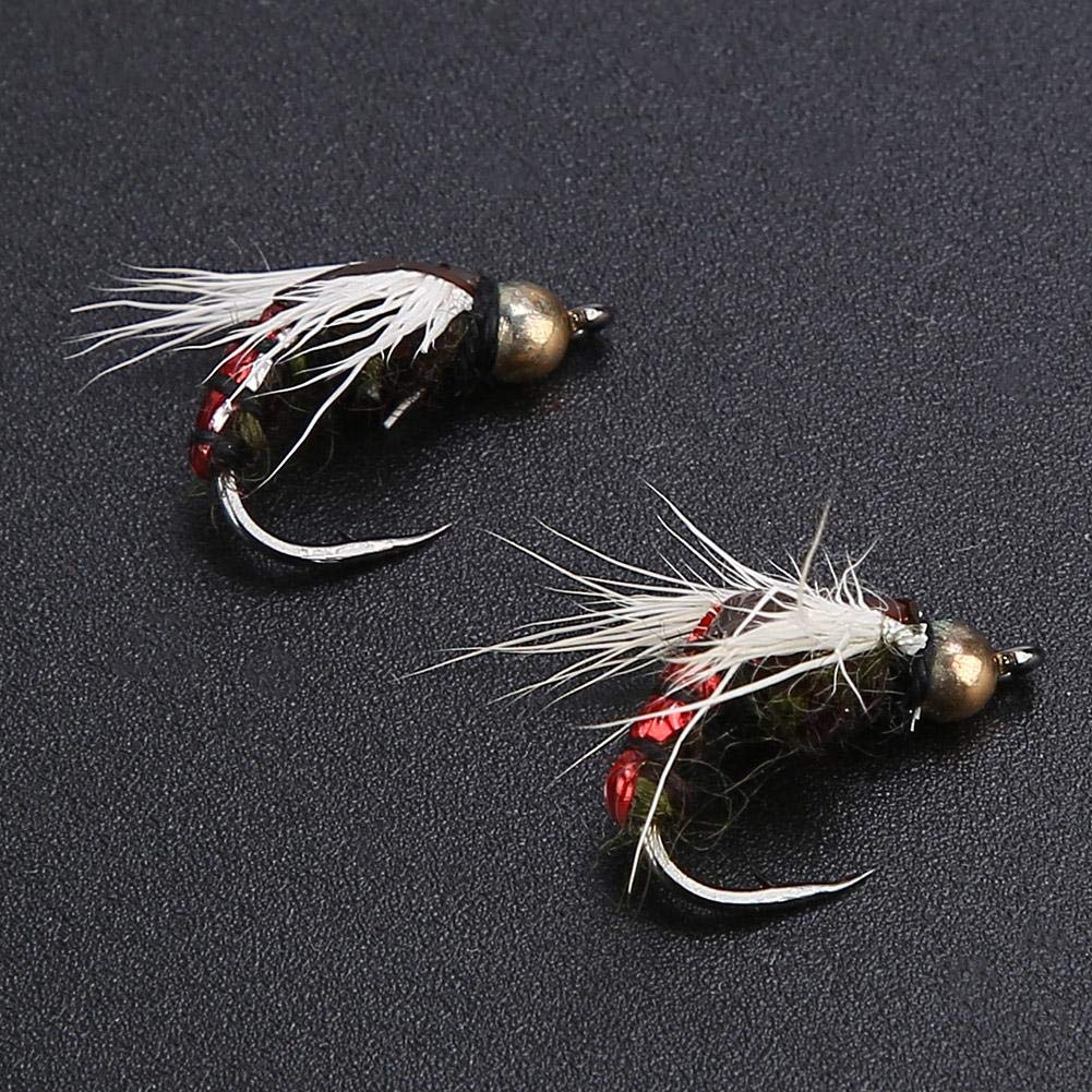 40 Pezzi Bugger In Lana Per Pesca A Mosca - Esche Per Trota E Salmone - Foto 9