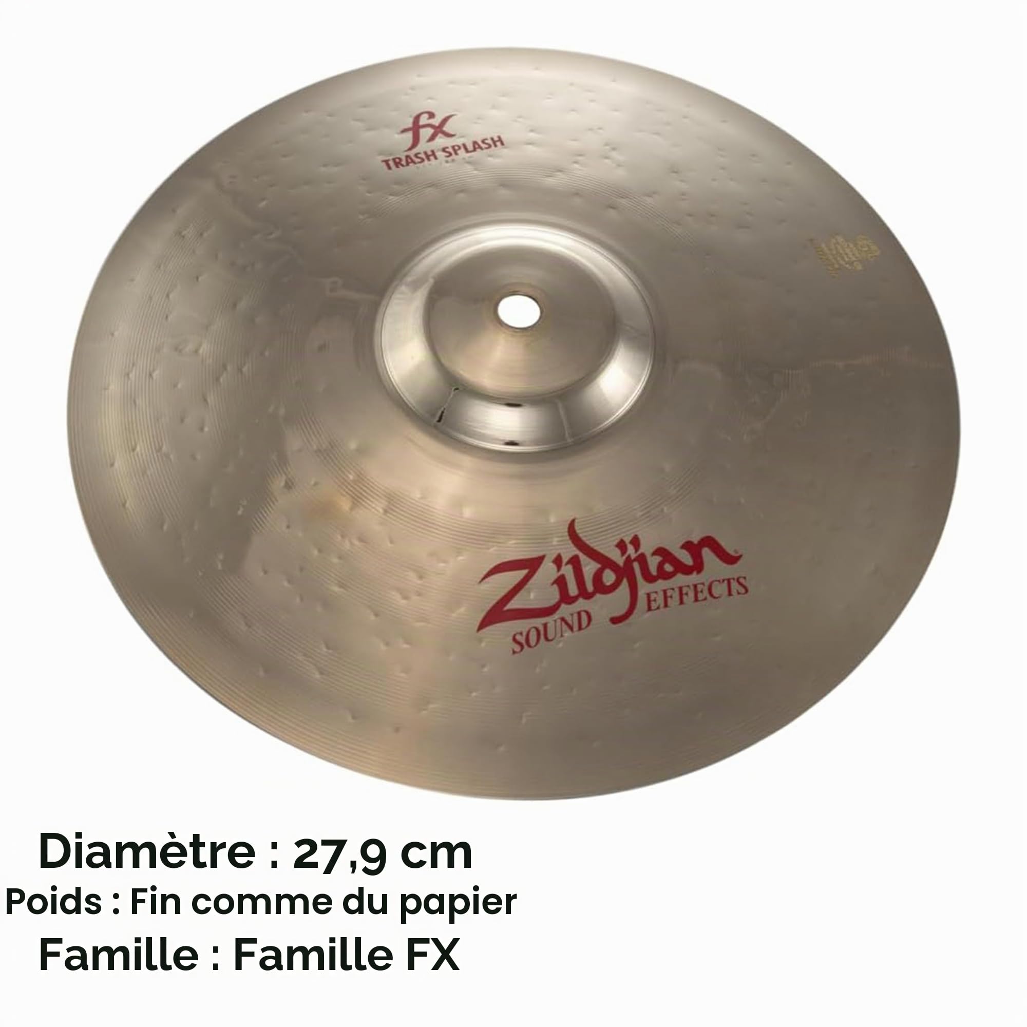 Zildjian FX Cymbals Series - 11" Oriental Trash Splash Cymbal